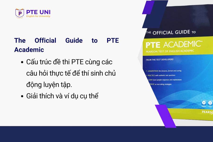 Sách luyện thi PTE – The Official Guide to PTE Academic