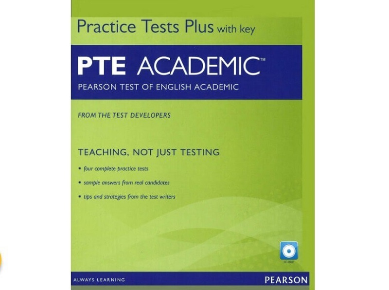 Sách luyện thi PTE Academic Practice Tests Plus CD Rom chuẩn Pearson