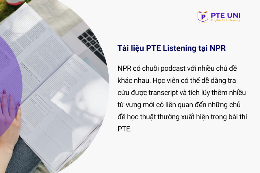 Tài liệu PTE Listening tại NPR